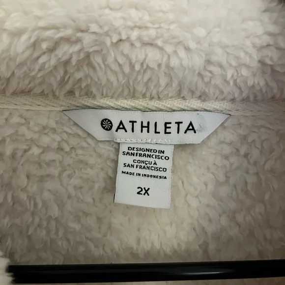 NWT Athleta Tugga Sherpa Jacket - Picture 6 of 8